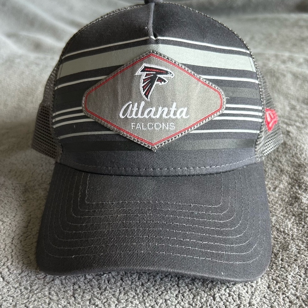 Atlanta Falcons NFL, Football, Gray  New Era 9forty Baseball Snapback Cap Hat